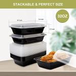 15 Pack Leakproof Meal Prep Containers 32oz