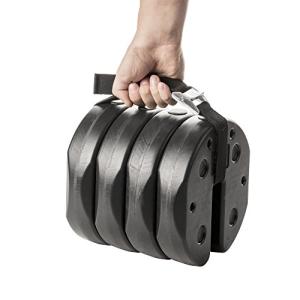 30 LB Interlocking Weight Set with Carry Strap