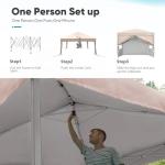 Quictent 10x10ft Waterproof Pop Up Canopy Tent