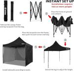 OUTFINE 10x10 Heavy Duty Pop Up Canopy Tent