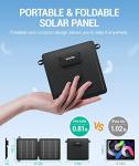 BLAVOR 10W Waterproof Portable Solar Charger for Camping