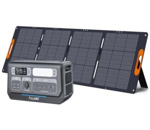 ALLWEI 2400W Portable Power Station with Solar Panel