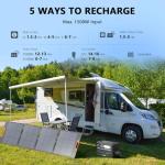 ALLWEI 2400W Portable Power Station with Solar Panel