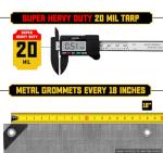 Heavy Duty Waterproof Tarp Cover – 20' x 30