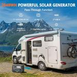 ALLWEI 2400W Portable Power Station with Solar Panel