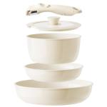 Nonstick Ceramic Camping Cookware Set - 5 Pieces
