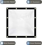 Heavy Duty Clear Tarps for Indoor & Outdoor