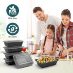 50 Pack Extra-Thick Meal Prep Containers with Lids