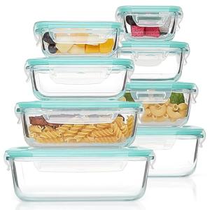 Vtopmart Glass Food Storage Containers Set