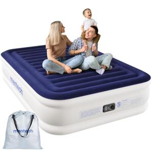 Queen Air Mattress with Built-in Pump for Camping