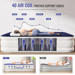 Queen Air Mattress with Built-in Pump for Camping