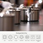10-Piece Stainless Steel Cookware Set for Camping