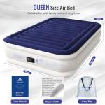 Queen Air Mattress with Built-in Pump for Camping