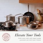 10-Piece Stainless Steel Cookware Set for Camping