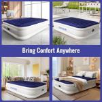 Queen Air Mattress with Built-in Pump for Camping