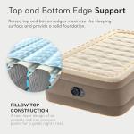 Intex Ultra Plush Twin Air Mattress with Pump