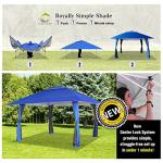 CROWN SHADES 13x13 Pop Up Canopy Tent - Blue