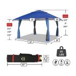 CROWN SHADES 13x13 Pop Up Canopy Tent - Blue
