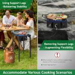 Outvita Single Burner Propane Camping Stove