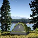 Lightweight 2-Person Tent with Rain Fly - Green