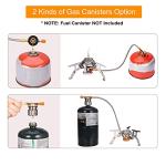Sagafly Portable Camp Stove with Propane Adapter