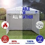 Fanpat Instant Waterproof Sidewalls for 10x10 Canopy