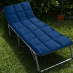 Quilted Cot Mattress Pad for Camping 75"x30