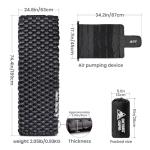 OneTigris Ultralight Inflatable Sleeping Pad 74”