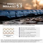 OneTigris Ultralight Inflatable Sleeping Pad 74”