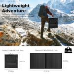 SUNSUL 100W Foldable Solar Panel for Camping