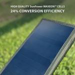 Portable 28W Solar Charger with Dual USB Ports