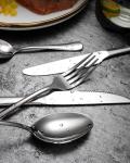 EUIRIO 48-Piece Stainless Steel Camping Utensil Set