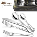 40-Piece Stainless Steel Flatware Set for 8