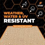 Heavy Duty Tan Poly Tarp - 10' x 15