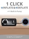 Simpli Comfy Queen Self-Inflating Mattress with Frame
