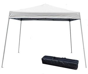 10' x 10' White Slant Leg Canopy