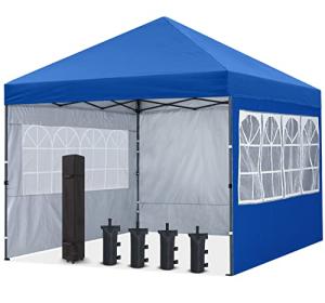 COOSHADE 10x10 Pop Up Enclosed Canopy Tent