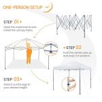 Yaheetech 12x12 Pop Up Canopy Tent with Carry Bag