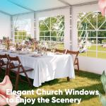 Heavy Duty 20x20 Party Tent with Sidewalls