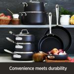 Nonstick Anodized Camping Cookware Set, 8" & 10