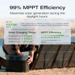 EcoFlow DELTA 2 Max Solar Generator for Camping