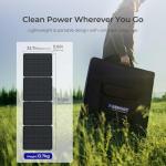 Portable 400W Solar Panel Suitcase for Camping