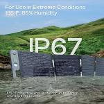 120W Portable Solar Panel for Camping Adventures
