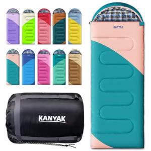 KANYAK 32℉ Cold Weather Sleeping Bag for Camping