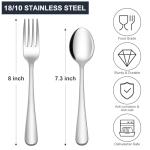 24-Piece Stainless Steel Camping Cutlery Set