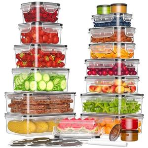 36-Piece Food Storage Container Set with Lids