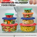 14-Piece BPA-Free Glass Food Storage Set