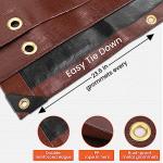 Heavy Duty Waterproof Tarp 10x20FT for Camping