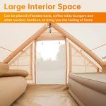 Easy Setup Inflatable Glamping Tent for All Seasons
