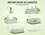 Vibemo Instant 8/10 Person Family Camping Tent